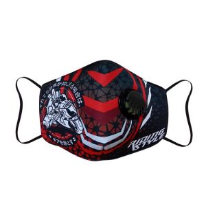 Masker Valve RS Ridingstyle Japanesse CR |Motor | Touring | Red - Merah, All Size