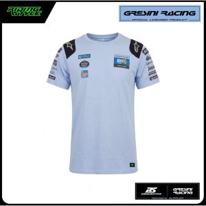 T-SHIRT BK8NEWS GRESINI MOTOGP'26 OFFICIAL MERCHANDISE BLUE GR
